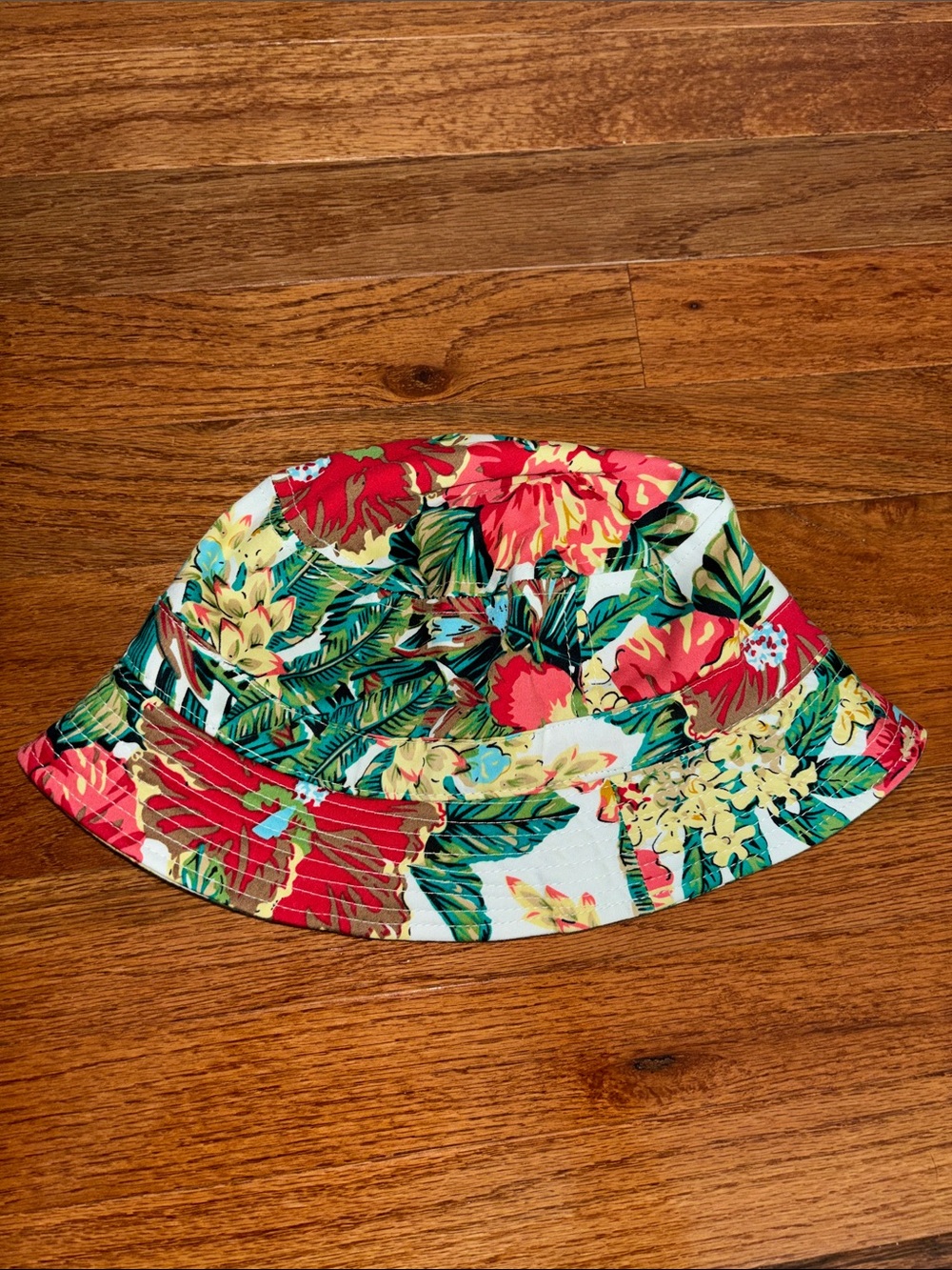 Newhattan Floral Print Summer Bucket Hat Unisex Small/Medium